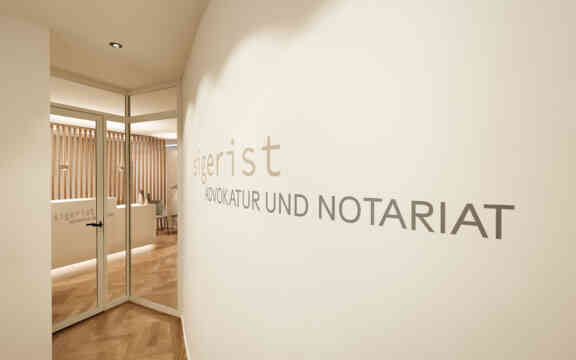 Sigerist Advokatur und Notariat Blick Empfang 1800px